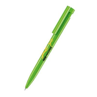 Branded Promotional SENATOR LIBERTY POLISHED PLASTIC BALL PEN in Pale Green Pen From Concept Incentives.