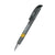 Branded Promotional SENATOR CHALLENGER CLEAR TRANSPARENT PLASTIC BALL PEN with Metal Tip in Anthracite Grey Pen From Concept Incentives.