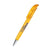 Branded Promotional SENATOR CHALLENGER CLEAR TRANSPARENT PLASTIC BALL PEN with Metal Tip in Honey Yellow Pen From Concept Incentives.