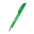 Branded Promotional SENATOR CHALLENGER CLEAR TRANSPARENT PLASTIC BALL PEN with Metal Tip in Vivid Green Pen From Concept Incentives.