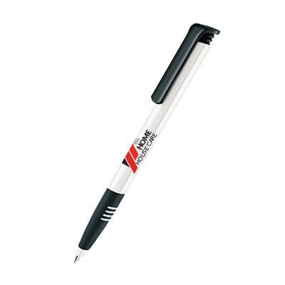 Branded Promotional SENATOR SUPER HIT BASIC with Soft Grip in Black Pen From Concept Incentives.