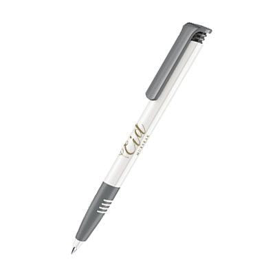 Branded Promotional SENATOR SUPER HIT BASIC with Soft Grip in Cool Grey 9 Pen From Concept Incentives.