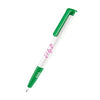 Branded Promotional SENATOR SUPER HIT BASIC with Soft Grip in Vivid Green Pen From Concept Incentives.