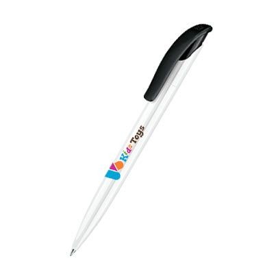 Branded Promotional SENATOR CHALLENGER BASIC in Black Pen From Concept Incentives.