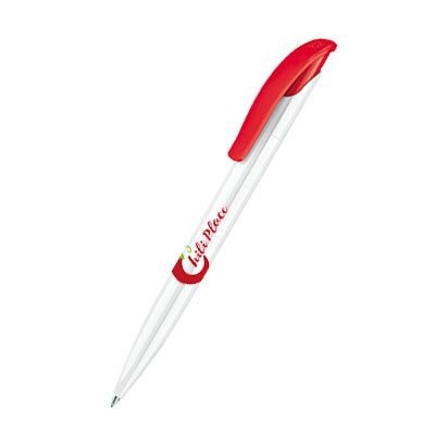 Branded Promotional SENATOR CHALLENGER BASIC in Strawberry Red Pen From Concept Incentives.