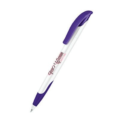 Branded Promotional SENATOR CHALLENGER BASIC with Soft Grip in Purple Pen From Concept Incentives.