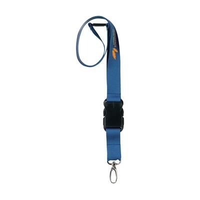 Branded Promotional 24MM LANYARD in Light Blue Lanyard From Concept Incentives.