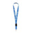 Branded Promotional LANYARDSAFETY in Light Blue Lanyard From Concept Incentives.