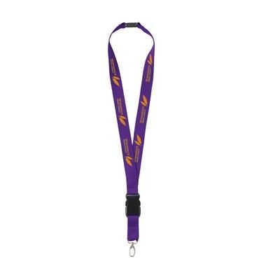 Branded Promotional LANYARDSAFETY in Purple Lanyard From Concept Incentives.