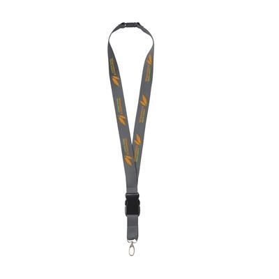 Branded Promotional LANYARDSAFETY in Grey Lanyard From Concept Incentives.