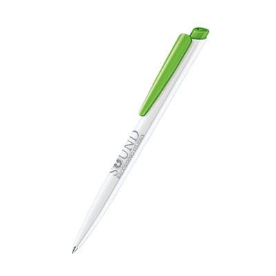 Branded Promotional SENATOR DART BASIC in Pale Green Pen From Concept Incentives.