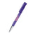 Branded Promotional SENATOR LIBERTY CLEAR TRANSPARENT PLASTIC BALL PEN with Metallised Tip in Purple Pen From Concept Incentives.