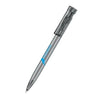 Branded Promotional SENATOR LIBERTY CLEAR TRANSPARENT PLASTIC BALL PEN in Cool Grey 9 Pen From Concept Incentives.