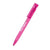 Branded Promotional SENATOR LIBERTY CLEAR TRANSPARENT PLASTIC BALL PEN in Rhodamine Red Pen From Concept Incentives.