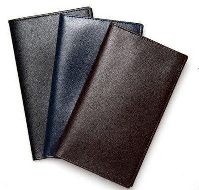 Branded Promotional RECYCLED LEATHER POCKET WALLET with Comb Bound Diary Insert Diary From Concept Incentives.