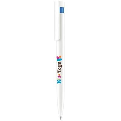 Branded Promotional SENATOR LIBERTY BASIC in Full Blue Pen From Concept Incentives.