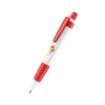 Branded Promotional SENATOR BIG PEN POLISHED BASIC BALL PEN in Strawberry Red Pen From Concept Incentives.