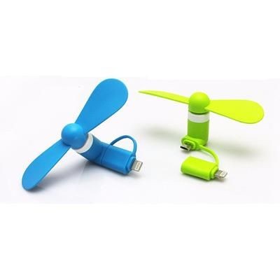Branded Promotional 2 IN 1 MINI FAN Fan From Concept Incentives.