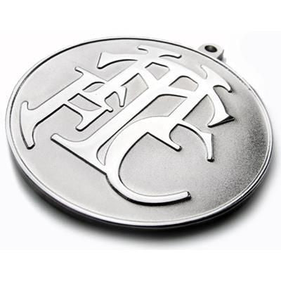 Branded Promotional DIE STAMPED & SANDBLASTED 2-TONE MEDAL Medal From Concept Incentives.