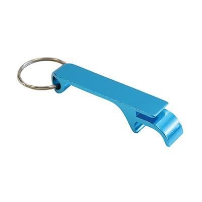 Branded Promotional TALON METAL BOTTLE OPENER in Turquoise Bottle Opener From Concept Incentives.