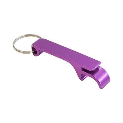 Branded Promotional TALON METAL BOTTLE OPENER in Purple Bottle Opener From Concept Incentives.