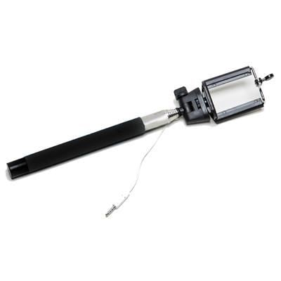 Branded Promotional SELFIE STICK with Cable & Button Selfie Stick From Concept Incentives.