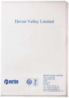 Branded Promotional A4 LETTER FILE Document Wallet From Concept Incentives.