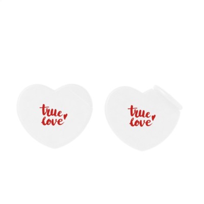 Branded Promotional HEARTMINT PEPPERMINTS in White Mints From Concept Incentives.