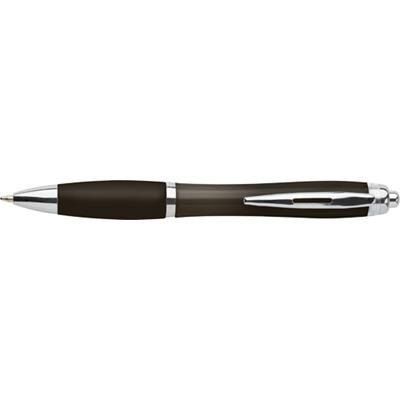 Branded Promotional NEWPORT BALL PEN in Black Pen From Concept Incentives.