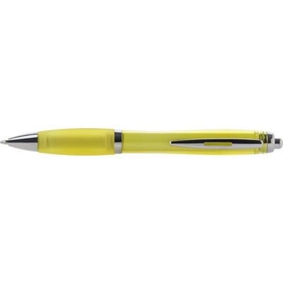 Branded Promotional NEWPORT BALL PEN in Yellow Pen From Concept Incentives.