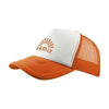 Branded Promotional TRUCKER CAP in Orange Baseball Cap From Concept Incentives.