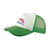 Branded Promotional TRUCKER CAP in Green Baseball Cap From Concept Incentives.