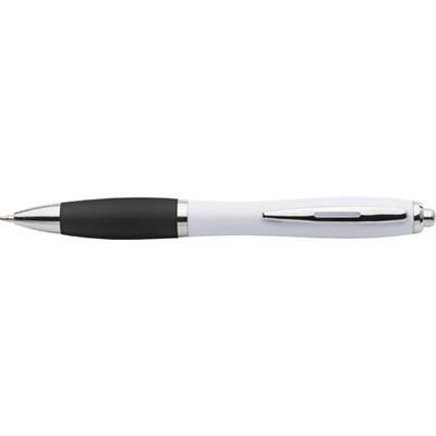 Branded Promotional CARDIFF BALL PEN in Black Pen From Concept Incentives.