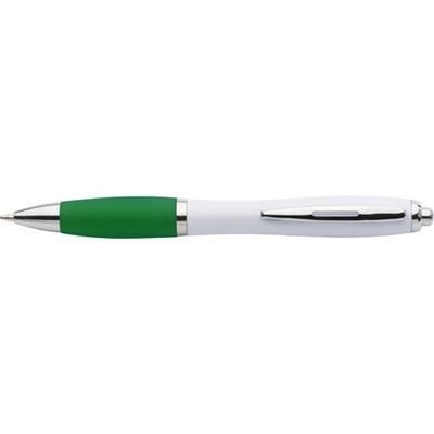 Branded Promotional CARDIFF BALL PEN in Green Pen From Concept Incentives.