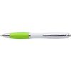 Branded Promotional CARDIFF BALL PEN in Lime Pen From Concept Incentives.