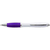 Branded Promotional CARDIFF BALL PEN in Purple Pen From Concept Incentives.