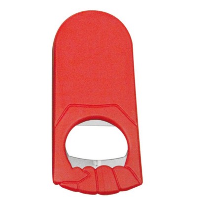 Branded Promotional LUTON FIST BOTTLE OPENER in Red Bottle Opener From Concept Incentives.