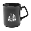 Branded Promotional HIGH QUALITY PORCELAIN MUG in Black Mug From Concept Incentives.