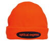 Branded Promotional LUMINESCENT MICROFLEECE SAFETY BEANIE HAT Hat From Concept Incentives.