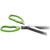 Branded Promotional BILBAO CHIVE SCISSORS in Lime Green Scissors From Concept Incentives.