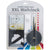 Branded Promotional LUCCA STICKY WALL CLOCK in Black Clock From Concept Incentives.