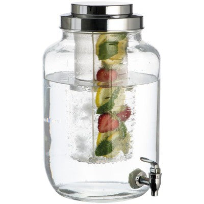 Branded Promotional MIAMI DRINK DISPENSER in Clear Clear Transparent Clear Transparent Drinks Dispenser From Concept Incentives.