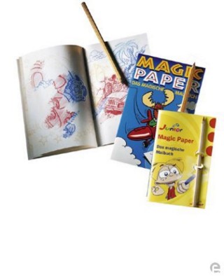 Branded Promotional MAGIC PAPER Colouring Book From Concept Incentives.
