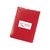 Branded Promotional CLEAR CLEAR TRANSPARENT PONCHO & RAINCOAT in Red Poncho From Concept Incentives.