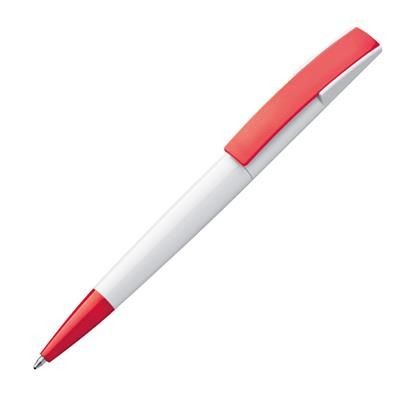 Branded Promotional BALL PEN CANBERRA in Red Pen From Concept Incentives.