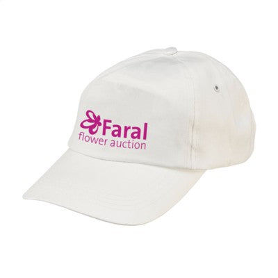 Branded Promotional UNI BASEBALL CAP in White Baseball Cap From Concept Incentives.