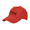 Branded Promotional UNI BASEBALL CAP in Red Baseball Cap From Concept Incentives.