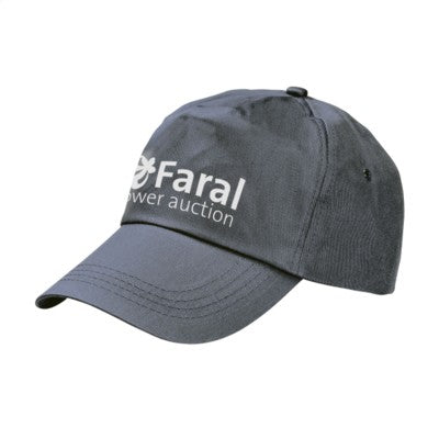 Branded Promotional UNI BASEBALL CAP in Grey Baseball Cap From Concept Incentives.