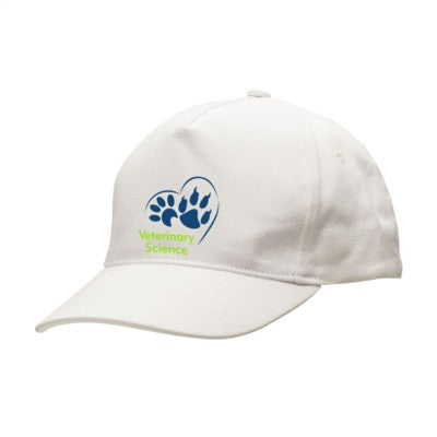 Branded Promotional HEAVYCAP in White Baseball Cap From Concept Incentives.