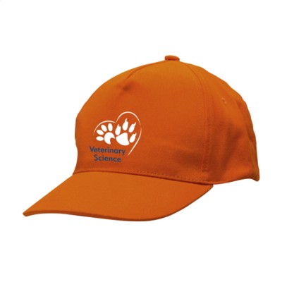 Branded Promotional HEAVYCAP in Orange Baseball Cap From Concept Incentives.